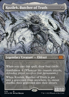 Kozilek, Butcher of Truth Double Masters 2022 Alternate Art